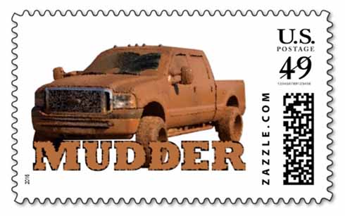 Mudder Postage Stamp