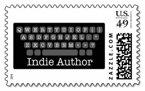 Indie Author Postage Stamp