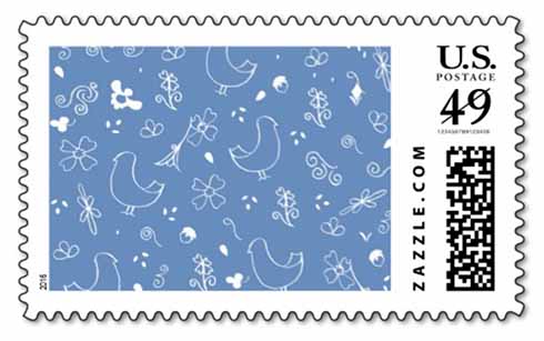 Posy Garden Postage Stamp
