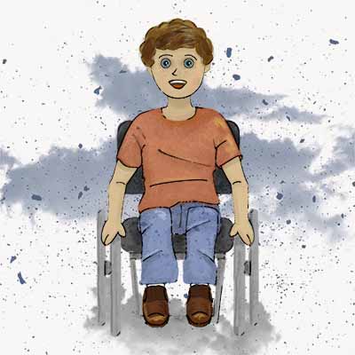 Boy In A Wheelchair