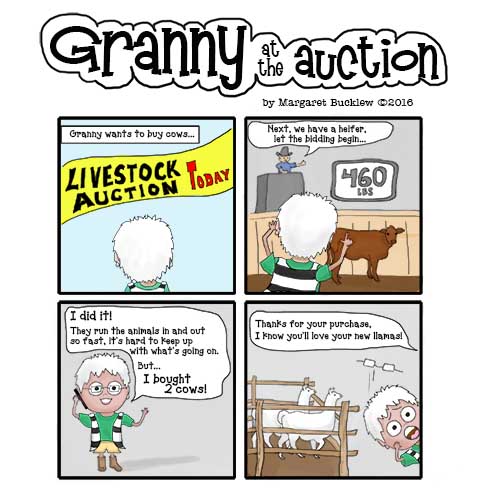 Granny at the Livestock Auction Webcomic