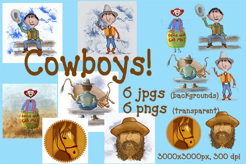 Cowboy Illustrations!