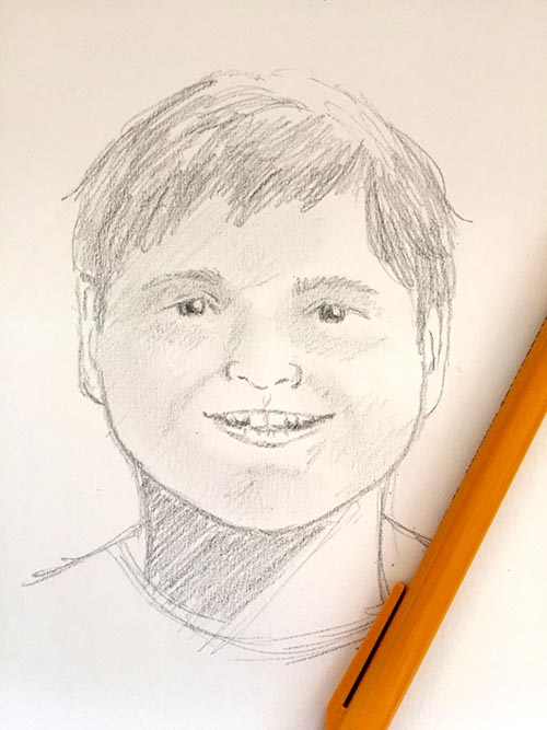 8 Minute Portrait Sketch
