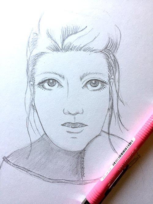 Female Portrait Sketch