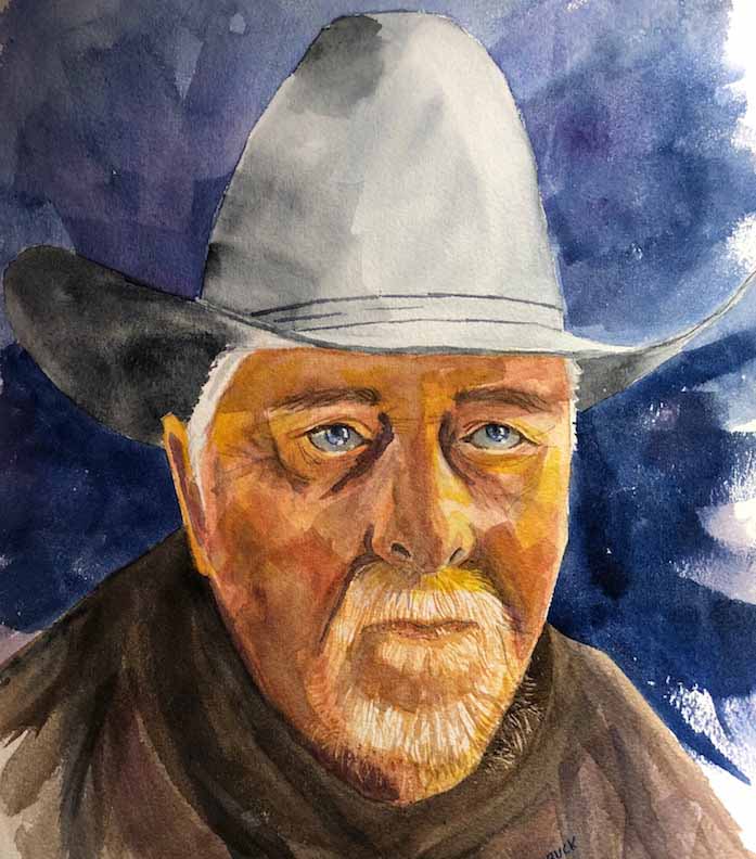 Watercolor Portrait Trailboss